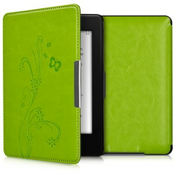 Preklopni ovitek z oblikovanjem metulj za Amazon Kindle Paperwhite 3 - zelena