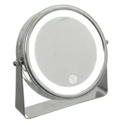 LED stoječe ogledalo 19 cm