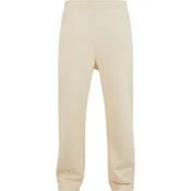 Mens loose sweatpants Fluffy cream