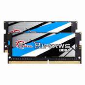 G.SKILL RipJaws Kit od 32 GB (2x16 GB) DDR4-3200 CL22 SO-DIMM memorija