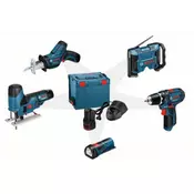 BOSCH SET 10.8V GLI-GML-GSA-GSR-GST