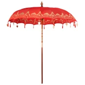 Balineški Parasol Crvena 215 x 215 x 260 cm