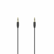 HAMA Kabel avdio 00205118, 3,5 mm-3,5 mm jack vtič, pozlačen, stereo, 1,5 m