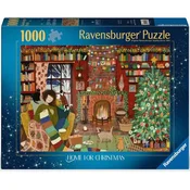 Ravensburger puzzle (slagalice) - 1000pcs Kuca za Božic RA12001465