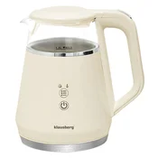 slomart Električni kuhalnik Klausberg KB-7893, 1 L, steklo, LED, krem