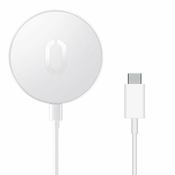 Joyroom brezžični polnilec Qi 15 W za iPhone (združljiv z MagSafe) + USB kabel tipa C