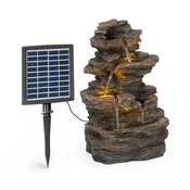 Blumfeldt Messina, kaskadna fontana, solarna fontana, vrtna fontana, 4 nivoji, akumulator (LEU13-Messina)