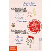 Nenne drei Nadelbäume: Tanne, Fichte, Oberkiefer & Nenne drei Hochkulturen: Römer, Ägypter, Imker
