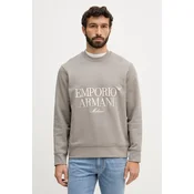 Bombažen pulover Emporio Armani
