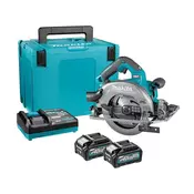 MAKITA akumulatorska ručna kružna testera, 40V, 2x4,0 Ah HS004GM202