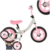 Otroško poganjalno kolo 1,8 kg sivo roza – Trike Fix Balance - Rojstni dan - Za 1 leto