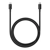 Satechi Satechi, USB-C na USB-C kabel 100 cm Thunderbolt 5 240W, Črna, (5000276713)