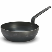 Ponev za praženje BLUE CARBON 24 cm, modra jeklo, de Buyer