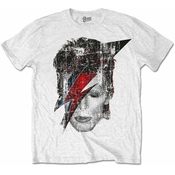 David Bowie Unisex majica Halftone Flash Face S