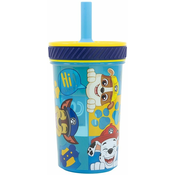 Stor čaša sa silikonskom slamčicom 370ml PawPatrol