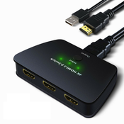 INF HDMI stikalo 3x1 s HDR 3D 4K, (21278567)