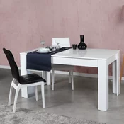 Aberto Design Trpezarijski sto Oblo 130x78x80cm Beli