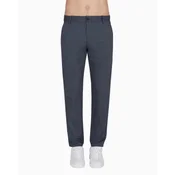 Armani Exchange za moške. XM000626AF13183FB077 Hlače iz ploščate mornarice (33), Priložnostno, Bombaž, Mornarica