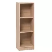 JYSK Bookcase HORSENS 3 shelves slim oak