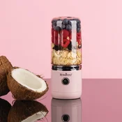 ROSMARINO prenosni blender NutriMax 2 GO, roza