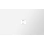 FLEXIA Tuš pladenj iz litega marmorja 170x100cm, ki ga je mogoče rezati po vaši zahtevi - Bela - 170x100x3,5 cm - Polysan - FLEXIA - 24 - Liti marmor - 1700 - Pravokotni - 1000 - 35 - 90 - 14
