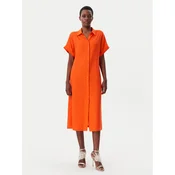 LOLA CASADEMUNT Srajčna obleka LS2515015 Oranžna Regular Fit