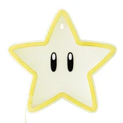 Stenska LED-neonska lučka Paladone Super Mario - Super Star, 24 cm