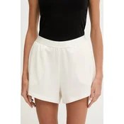 Guess Športne kratke hlače O6GD02 KCQP2 Bela Relaxed Fit