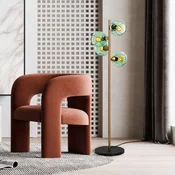 Opviq Podna lampa Benek-15-14545, 36x36x135 cm, IP20, Zlatno-zelena boja