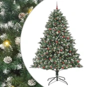 Umjetno božicno drvce Zelena 240 cm PVC, Plastika i Celik