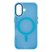 HURTEL Ovitek Magnetic Collection MagSafe za iPhone 16 - svetlo modra