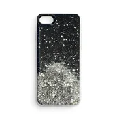 Ovitek Star Glitter za iPhone 13 Pro črn