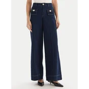 Fracomina Jeans hlače FS25WV3004W78201 Mornarsko modra Wide Leg
