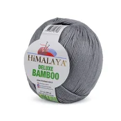 Bamboo Pletena preja Deluxe 100 g - (26) siva