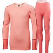 Helly Hansen Termo spodnje perilo Juniors Lifa Merino Midweight Base Layer Set Sunset Pink 164/14