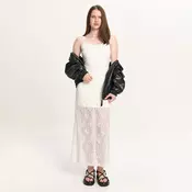 Cropp - LADIES` DRESS - Krem