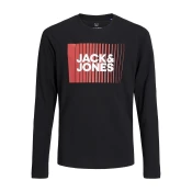 JACK & JONES Majica za decake 12257361, Crna