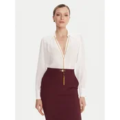 Elisabetta Franchi Bluza CA-133-57E2-V400 Bela Regular Fit