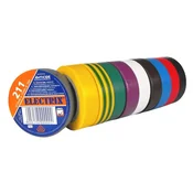 ELECTRIX 211 lepilni trak, mavrični, 10 rol, 15 mm x 10 m