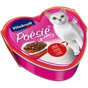 Vitakraft Poésie Sauce z govedino in korenjem za mačke 85 g