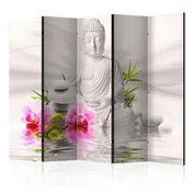 artgeist Paravan Buddha And Orchids I, 5-Delni, Enostranski