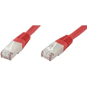 econ connect econ connect F6TP1RT RJ45 omrežni kabel\, Patch kabel CAT 6 S/FTP 1.00 m rdeča dvojno zaščiten 1 kos, (20419195)