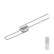 Brilo - LED prigušiva plafonska lampa FRAME 2xLED/20W/230V + daljinski upravljac