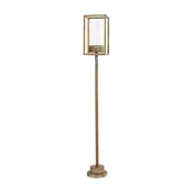 Moretti Luce Luč za pot Cubic3 3371 medenina antique/opal - Antični - starinska medenina, opal - Kovina