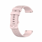 BStrap Garmin Vivoactive 4s Silicone Land pašček, Light Pink