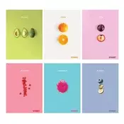 Zvezek a4 mp črtan 54l street fresh fruit z robom