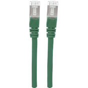 Intellinet Intellinet 740715 RJ45 omrežni kabel\, Patch kabel CAT 6a S/FTP 1.00 m zelena zaščita iz folije\, pletena zaščita\, zaščiten\, brez halogena 1 kos, (20417777)