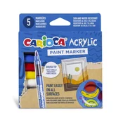 Akrilni markerji 5-delni set - Carioca