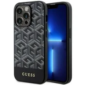 Guess Ovitek MagSafe za iPhone 14 Pro, črne barve