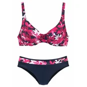 PETITE FLEUR Bikini marine/roza/bela